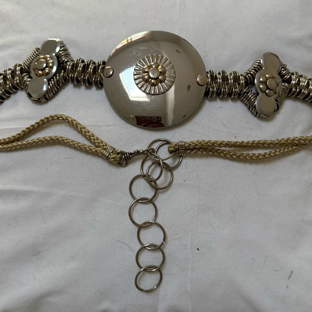 Silver and Gold Women's Fashion Belt